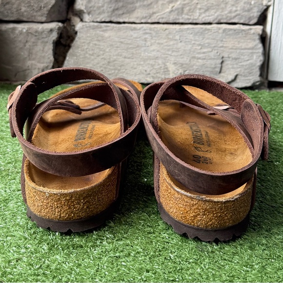 Birkenstock Brown Leather Sandals - Picture 7 of 11